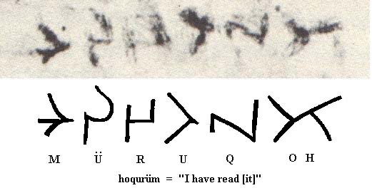 Kievan Letter's 
Runic Letters